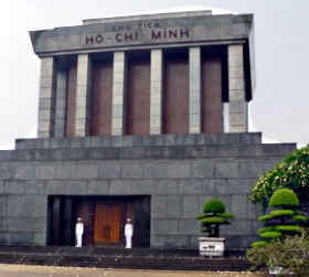 Ho Chi Minh mausoleum i Hanoi